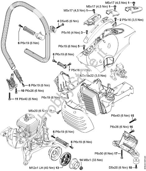 Coppie di serraggio Troncatrici (TS) TS 410 della marca STIHL