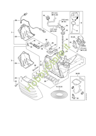 Picture of Corpo serbatoio TS 410