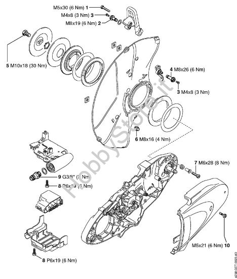 Coppie di serraggio Troncatrici (TS) TS 440-A della marca STIHL
