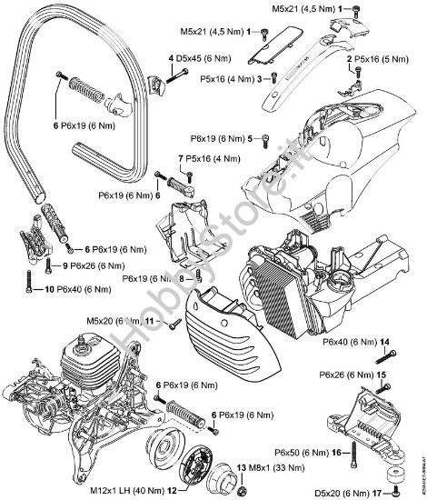 Coppie di serraggio Troncatrici (TS) TS 500i-A della marca STIHL