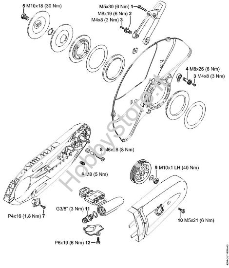 Coppie di serraggio Troncatrici (TS) TS 500i-A della marca STIHL