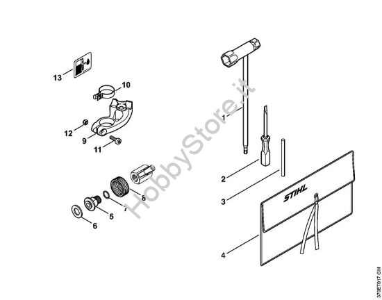 Attrezzi, accessorio a richiesta Troncatrici (TS) TS 700-Z della marca STIHL