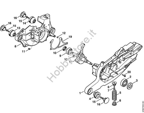 Carter albero a gomito Troncatrici (TS) TS 700-Z della marca STIHL