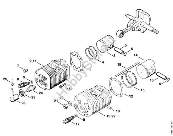 Cilindro Troncatrici (TS) TS 760 della marca STIHL