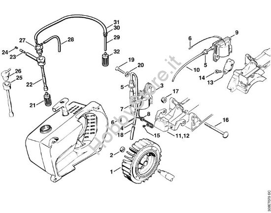 Impianto di accesione Troncatrici (TS) TS 760 della marca STIHL