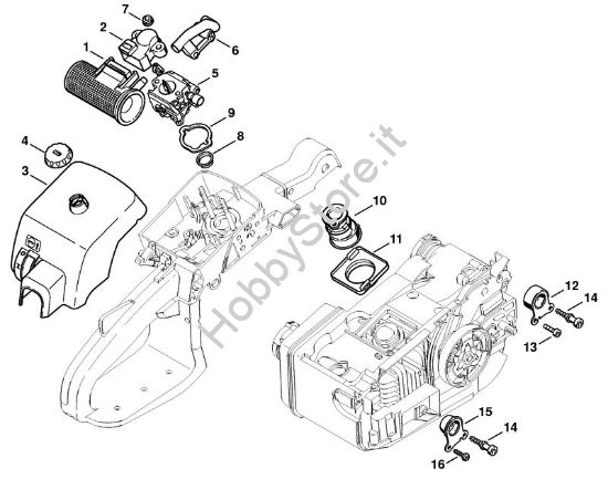 Filtro aria Apparecchi speciali (PC, SP, MC) MC 200 della marca STIHL