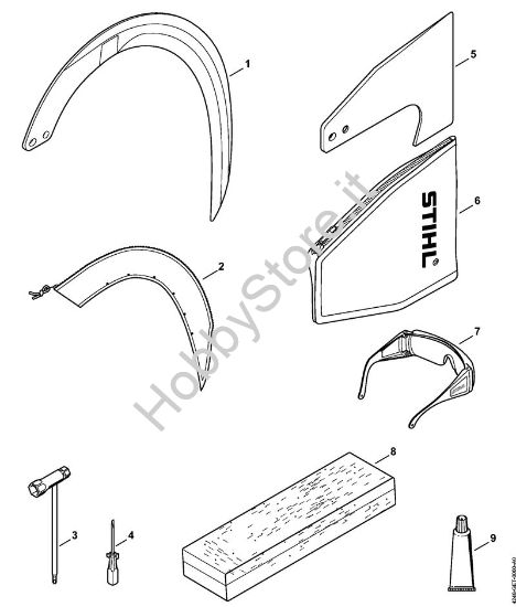 Attrezzi, accessorio a richiesta Apparecchi speciali (PC, SP, MC) PC 70 della marca STIHL