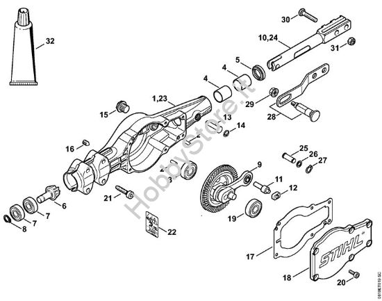 Riduttore Apparecchi speciali (PC, SP, MC) PC 75 della marca STIHL