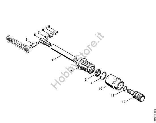 Asta comando punteria Apparecchi speciali (PC, SP, MC) SP 200 della marca STIHL