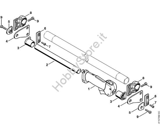 Impugnatura Apparecchi speciali (PC, SP, MC) SP 200 della marca STIHL