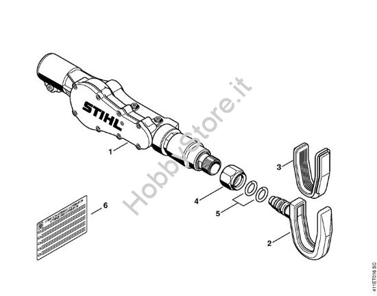 Riduttore, Gancho Apparecchi speciali (PC, SP, MC) SP 200 della marca STIHL