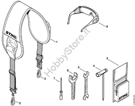 Attrezzi, accessorio a richiesta Apparecchi speciali (PC, SP, MC) SP 400 della marca STIHL