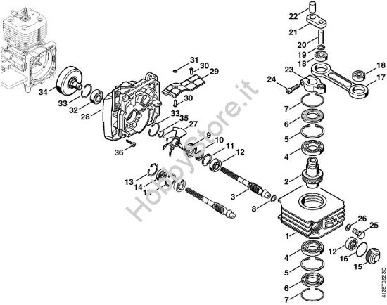 Riduttore Apparecchi speciali (PC, SP, MC) SP 400 della marca STIHL