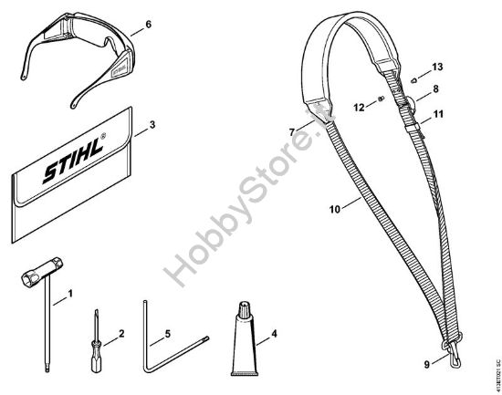 Attrezzi, accessorio a richiesta Apparecchi speciali (PC, SP, MC) SP 90 T della marca STIHL