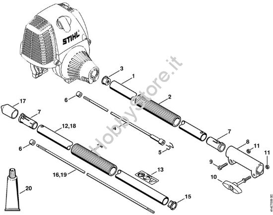 Stelo SP 90 T Apparecchi speciali (PC, SP, MC) SP 90 T della marca STIHL