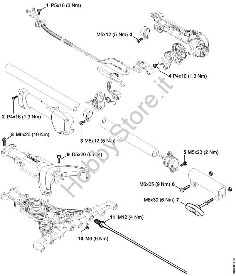 Coppie di serraggio Apparecchi speciali (PC, SP, MC) SP 92 TC-E della marca STIHL