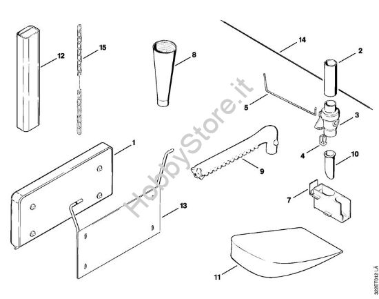 Accessori a richiesta Atomizzatori (SR) SG 17 della marca STIHL