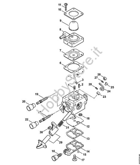 Carburatore C1M-S244 Atomizzatori (SR) SR 200-D della marca STIHL