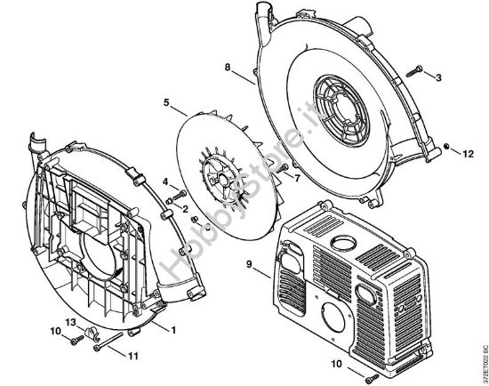 Carter soffiatore Atomizzatori (SR) SR 420 della marca STIHL