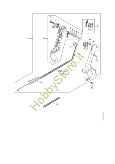 Picture of Impugnatura di comando d. 67 mm SR 420