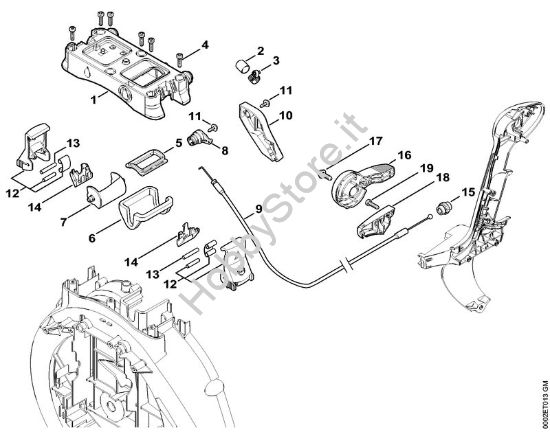Dispositivo di polverizzazione e di granulazione SR 450 Atomizzatori (SR) SR 450 della marca STIHL