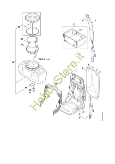 Picture of Dorsale, Serbatoio SR 450