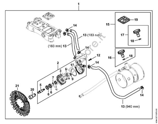 Pompa di pressione Atomizzatori (SR) SR 450 della marca STIHL