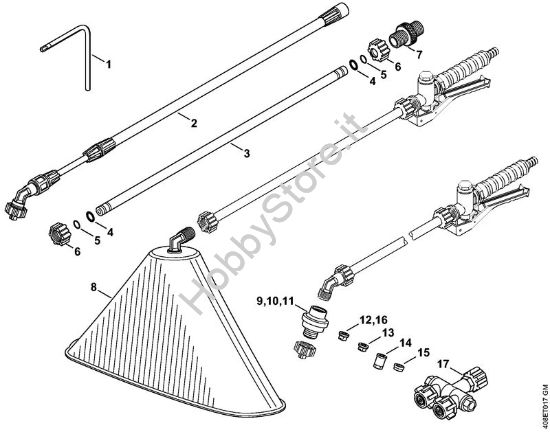 Attrezzi, accessorio a richiesta Spruzzatori (SG) SG 20 della marca STIHL