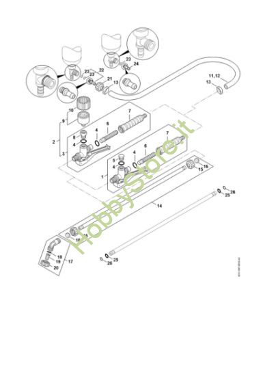 Picture of Pistola, tubo nebulizzatore SG 20
