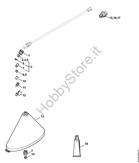 Accessori a richiesta Spruzzatori (SG) SG 21 della marca STIHL
