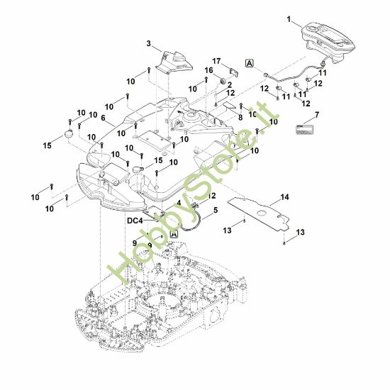 Picture of B - Parte superiore scocca RMI 632.1