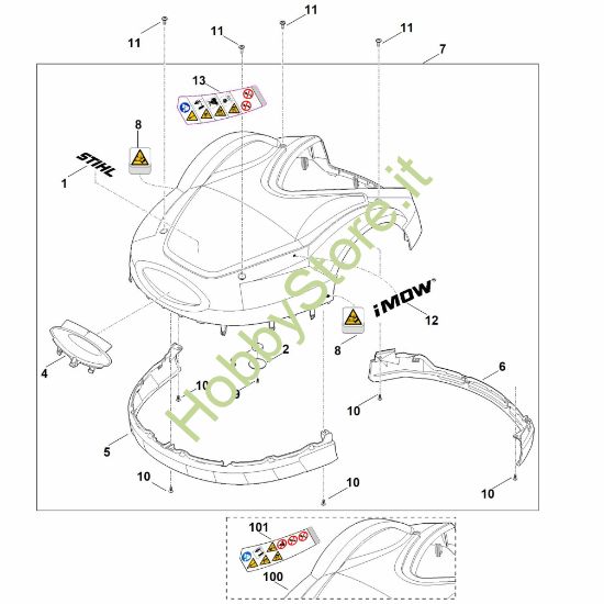 Picture of A - Cappottatura RMI 632.1 P