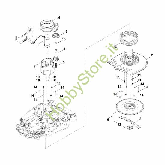 Picture of D - Regolazione altezza apparato di taglio RMI 632.1 PC
