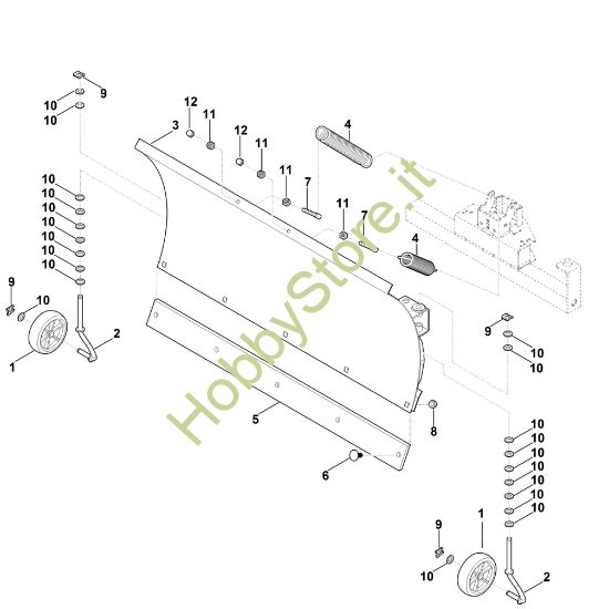 Picture of A - Scudo spazzaneve ASP 100.1