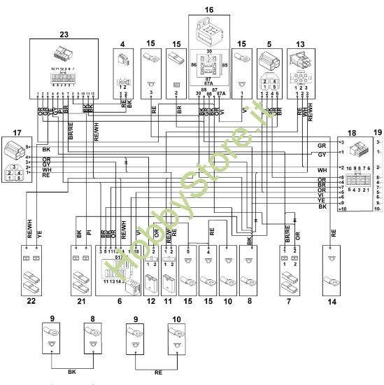 Picture of P - Schema di contatto 1 RT 4082.0