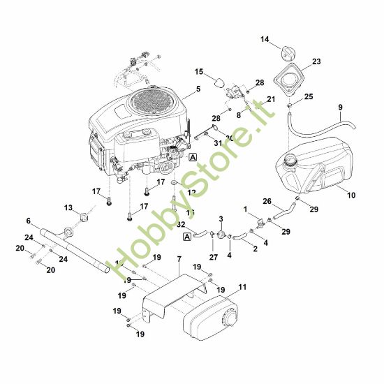 Picture of G - Motore, serbatoio RT 4082.1