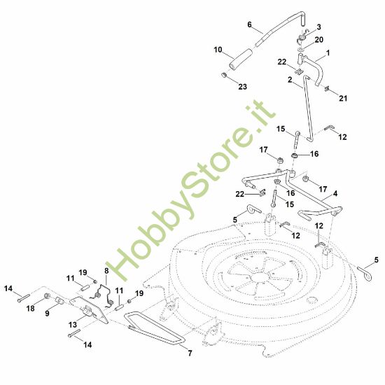 Picture of J - Sollevamento apparato di taglio RT 4082.1