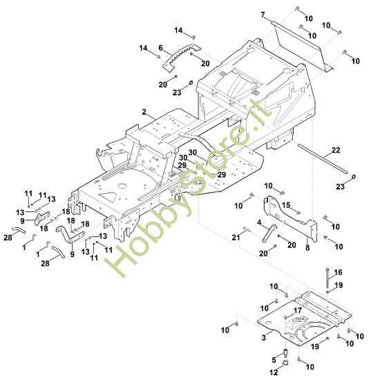 Picture of A - Telaio RT 4097.0 SX