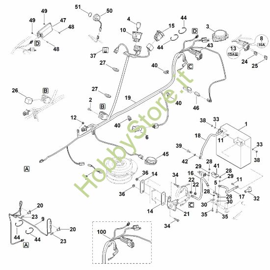 Picture of M - Componenti elettrici RT 4097.0 SX