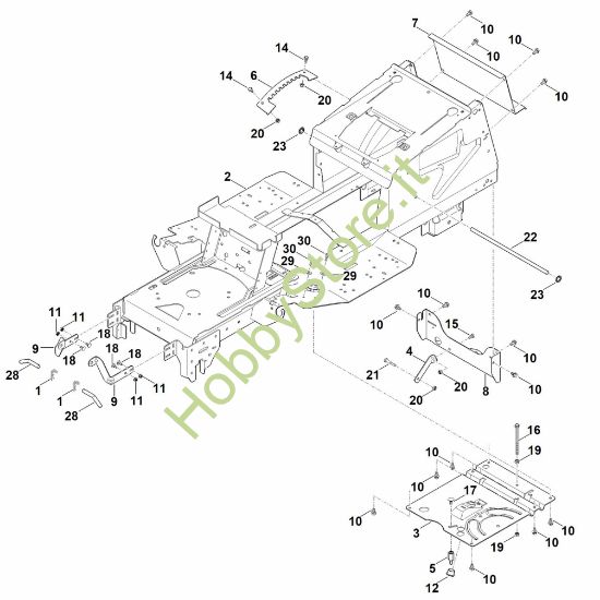 Picture of A - Telaio RT 4097.1 SX