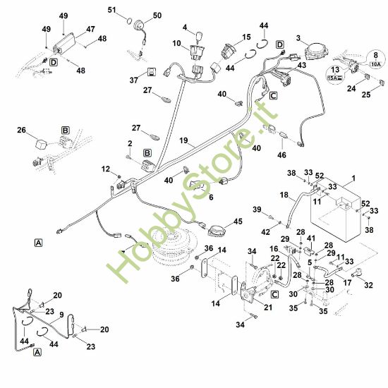 Picture of M - Componenti elettrici RT 4097.1 SX