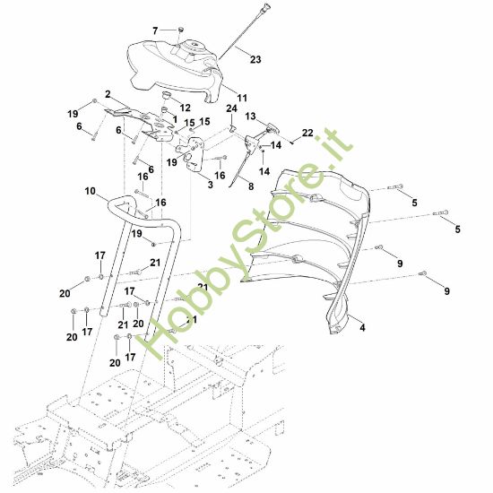 Picture of B - Pannello portacomandi RT 5112.1 Z