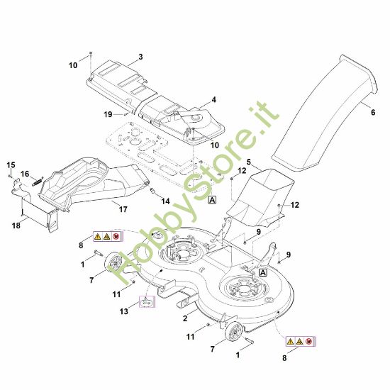 Picture of L - Carter apparato di taglio RT 5112.1 Z