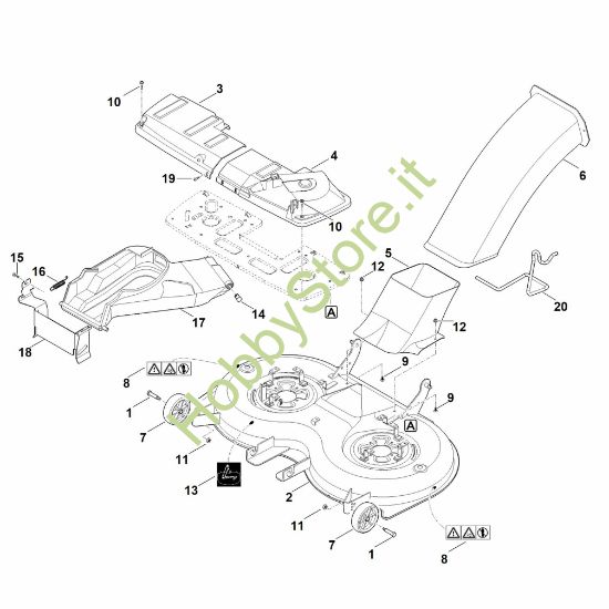 Picture of L - Carter apparato di taglio RT 6112.0 C
