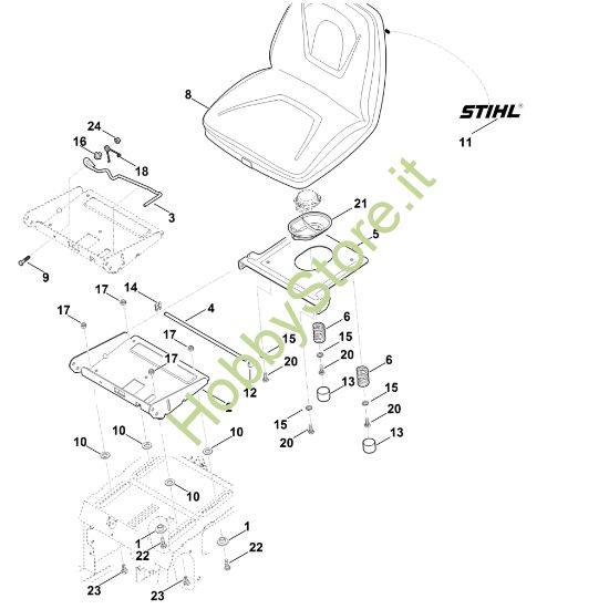 Picture of F - Sedile RT 6112.0 ZL