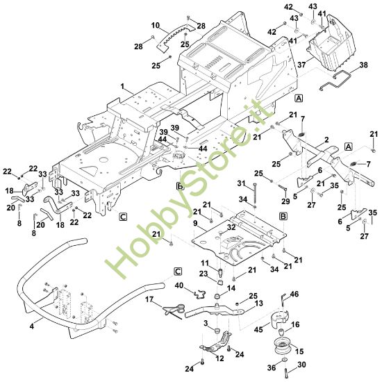 Picture of A - Telaio RT 6127.0 ZL