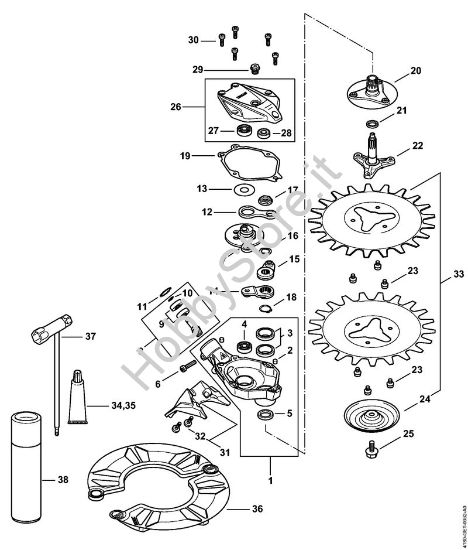 Ricambi RG Attrezzi accessori RG della marca STIHL