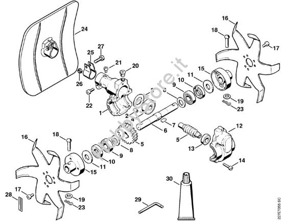 BC-KM Coltivatore agricolo Attrezzi di applicazione (-KM) BC-KM della marca STIHL