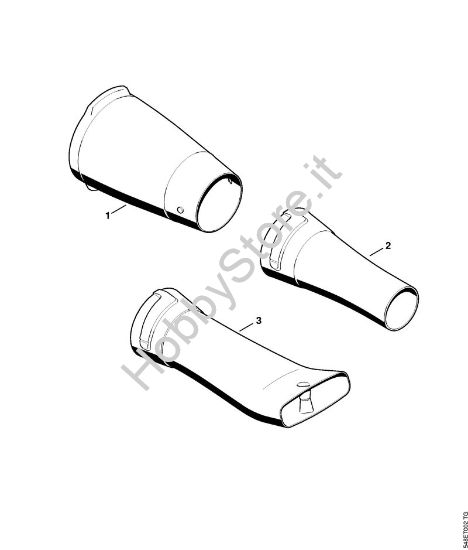 Tubo soffiatore Attrezzi di applicazione (-KM) BG-KM della marca STIHL