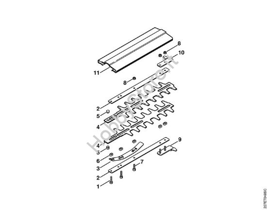 Coltello Attrezzi di applicazione (-KM) FH-KM 0° - 90° della marca STIHL